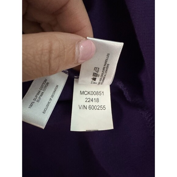 Cutter & Buck Men's Fulltime Pima Snap Placket Overknit Minnesota Vikings Size L - Picture 8 of 8